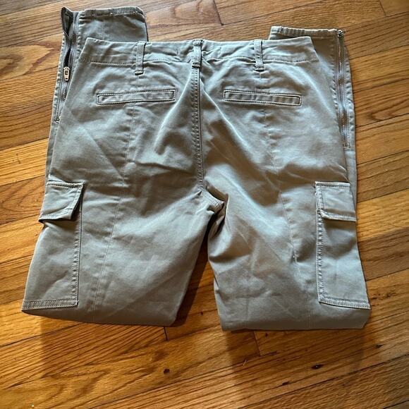 J Brand Cargo Skinny Green Jeans Mid Rise - Picture 7 of 10